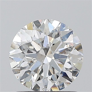 Picture of Natural Diamond 1.03 Carats, Round with Excellent Cut, F Color, I1 Clarity and Certified by GIA