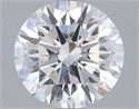 Del inventario de diamantes de laboratorio, 1.54 quilates, Redondo , Color D, claridad VVS2 y certificado IGI