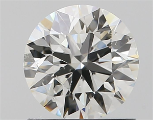 Picture of Natural Diamond 0.90 Carats, Round with Excellent Cut, F Color, SI1 Clarity and Certified by IGI