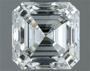 Picture of Natural Diamond 1.00 Carats, Asscher with  Cut, G Color, SI1 Clarity and Certified by IGI