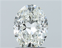 Natural Diamond 1.00 Carats, Oval with  Cut, I Color, VS2 Clarity and Certified by GIA