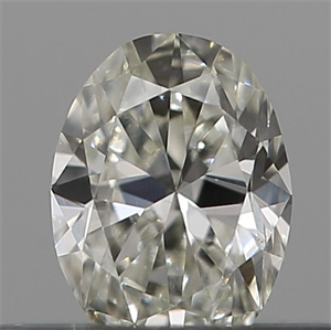 Picture of Natural Diamond 0.19 Carats, Oval with  Cut, I Color, VVS2 Clarity and Certified by IGI