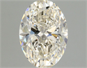 Natural Diamond 1.01 Carats, Oval with  Cut, J Color, SI1 Clarity and Certified by GIA