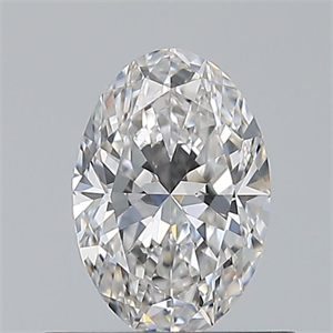 Picture of Natural Diamond 0.53 Carats, Oval with  Cut, F Color, VVS1 Clarity and Certified by GIA