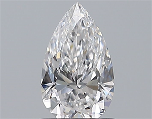 Picture of Natural Diamond 0.80 Carats, Pear with  Cut, D Color, SI1 Clarity and Certified by GIA