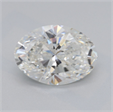 Natural Diamond 1.80 Carats, Oval with  Cut, F Color, VS1 Clarity and Certified by GIA