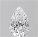 Diamante Natural 1.50 quilates, De pera , Color D, claridad VVS2 y certificado GIA