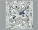 Natural Diamond 1.50 Carats, Princess with  Cut, H Color, VS1 Clarity and Certified by GIA