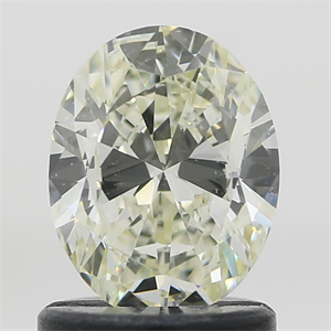 Foto Diamante Natural 1.00 quilates, Ovalado , Color L, claridad VS1 y certificado GIA de