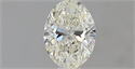 Natural Diamond 0.50 Carats, Oval with  Cut, I Color, IF Clarity and Certified by IGI