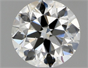 Diamante Natural 0.40 quilates, Redondo , Color J, claridad SI1 y certificado GIA