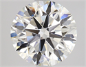 Diamante Natural 2.50 quilates, Redondo , Color G, claridad VVS2 y certificado GIA