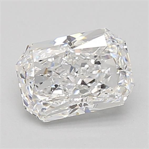 Picture of Lab Grown Diamond 0.88 Carats, Radiant with  Cut, D Color, VS1 Clarity and Certified by IGI