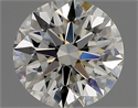 Natural Diamond 0.72 Carats, Round with Excellent Cut, I Color, VVS2 Clarity and Certified by GIA