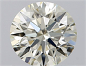 Diamante Natural 0.72 quilates, Redondo , Color J, claridad VVS2 y certificado IGI