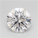 Lab Grown Diamond 1.05 Carats, Round with Ideal Cut, E Color, IF Clarity and Certified by IGI