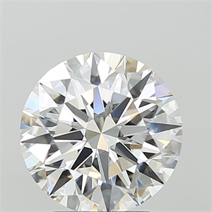 Picture of Lab Grown Diamond 3.09 Carats, Round with Ideal Cut, F Color, VVS1 Clarity and Certified by IGI