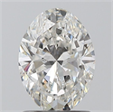 Natural Diamond 1.20 Carats, Oval with  Cut, H Color, VS1 Clarity and Certified by GIA