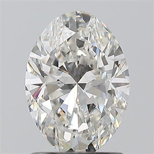 Picture of Natural Diamond 1.20 Carats, Oval with  Cut, H Color, VS1 Clarity and Certified by GIA