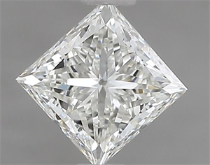 Picture of Natural Diamond 0.92 Carats, Princess with  Cut, H Color, VVS2 Clarity and Certified by IGI
