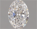 Natural Diamond 0.51 Carats, Oval with  Cut, D Color, VS2 Clarity and Certified by GIA