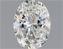 Diamante Natural 0.70 quilates, Ovalado , Color F, claridad VVS2 y certificado GIA
