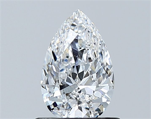 Picture of Natural Diamond 0.70 Carats, Pear with  Cut, D Color, SI2 Clarity and Certified by GIA