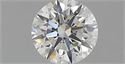 Natural Diamond 0.51 Carats, Round with Excellent Cut, H Color, IF Clarity and Certified by IGI