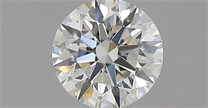 Picture of Natural Diamond 0.51 Carats, Round with Excellent Cut, H Color, IF Clarity and Certified by IGI