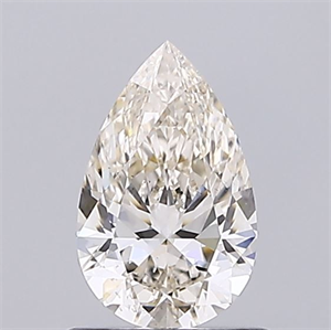 Foto Diamante Natural 0.72 quilates, De pera , Color L, claridad SI1 y certificado GIA de