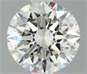Natural Diamond 0.51 Carats, Round with Excellent Cut, H Color, SI1 Clarity and Certified by IGI