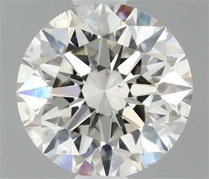Picture of Natural Diamond 0.51 Carats, Round with Excellent Cut, H Color, SI1 Clarity and Certified by IGI