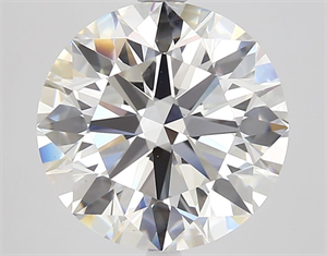 Picture of Natural Diamond 4.01 Carats, Round with Excellent Cut, F Color, SI1 Clarity and Certified by GIA