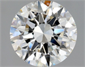 Diamante Natural 1.50 quilates, Redondo , Color G, claridad VVS2 y certificado GIA