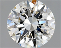Diamante Natural 1.50 quilates, Redondo , Color G, claridad VVS2 y certificado GIA