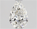 Natural Diamond 0.70 Carats, Pear with  Cut, F Color, VS2 Clarity and Certified by GIA