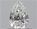 Natural Diamond 0.33 Carats, Pear with  Cut, F Color, SI1 Clarity and Certified by GIA