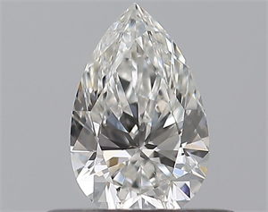 Picture of Natural Diamond 0.33 Carats, Pear with  Cut, F Color, SI1 Clarity and Certified by GIA