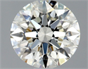 Natural Diamond 1.06 Carats, Round with Excellent Cut, J Color, VVS1 Clarity and Certified by GIA