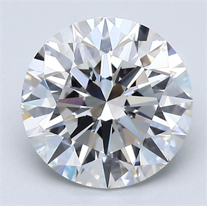 Picture of Natural Diamond 2.16 Carats, Round with Excellent Cut, G Color, VVS1 Clarity and Certified by GIA