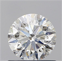 Natural Diamond 0.77 Carats, Round with Very Good Cut, H Color, SI2 Clarity and Certified by GIA