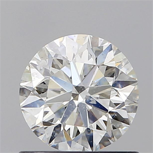 Picture of Natural Diamond 0.77 Carats, Round with Very Good Cut, H Color, SI2 Clarity and Certified by GIA