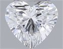Natural Diamond 0.30 Carats, Heart with  Cut, E Color, VS1 Clarity and Certified by GIA