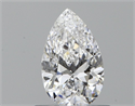 Diamante Natural 0.50 quilates, De pera , Color D, claridad IF y certificado GIA