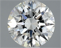 Natural Diamond 0.80 Carats, Round with Excellent Cut, F Color, VVS2 Clarity and Certified by GIA