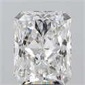 Diamante Natural 3.02 quilates, Radiante , Color E, claridad VS2 y certificado GIA