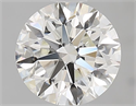 Diamante Natural 1.70 quilates, Redondo , Color J, claridad VVS2 y certificado GIA