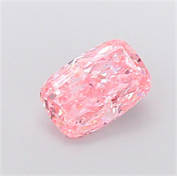 Picture of Lab Grown Diamond 2.04 Carats, CUSHION MODIFIED with  Cut, Fancy Vivid Pink Color, VS1 Clarity and Certified by IGI