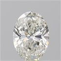 Natural Diamond 1.01 Carats, Oval with  Cut, J Color, VS1 Clarity and Certified by GIA