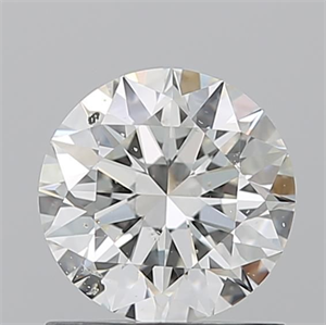 Picture of Natural Diamond 1.01 Carats, Round with Excellent Cut, I Color, SI2 Clarity and Certified by GIA